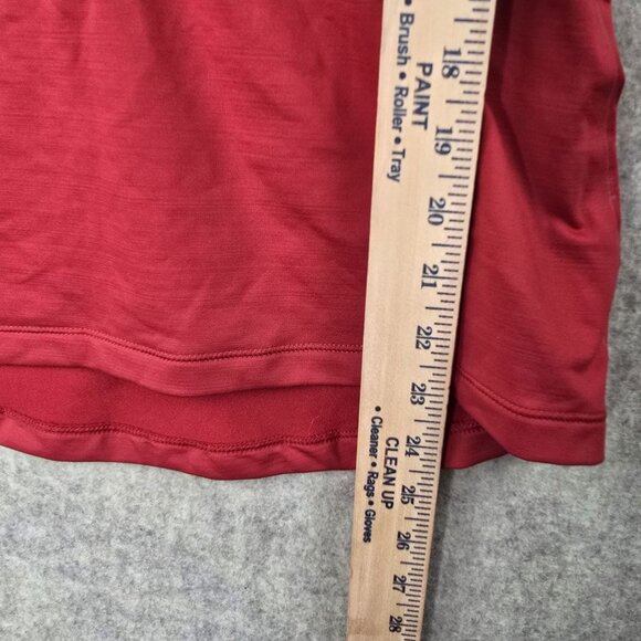 Nike Pro Hyperwarm Womens Red Long Sleeve Half-Zip Pullover M Polyester Blend - Picture 8 of 9